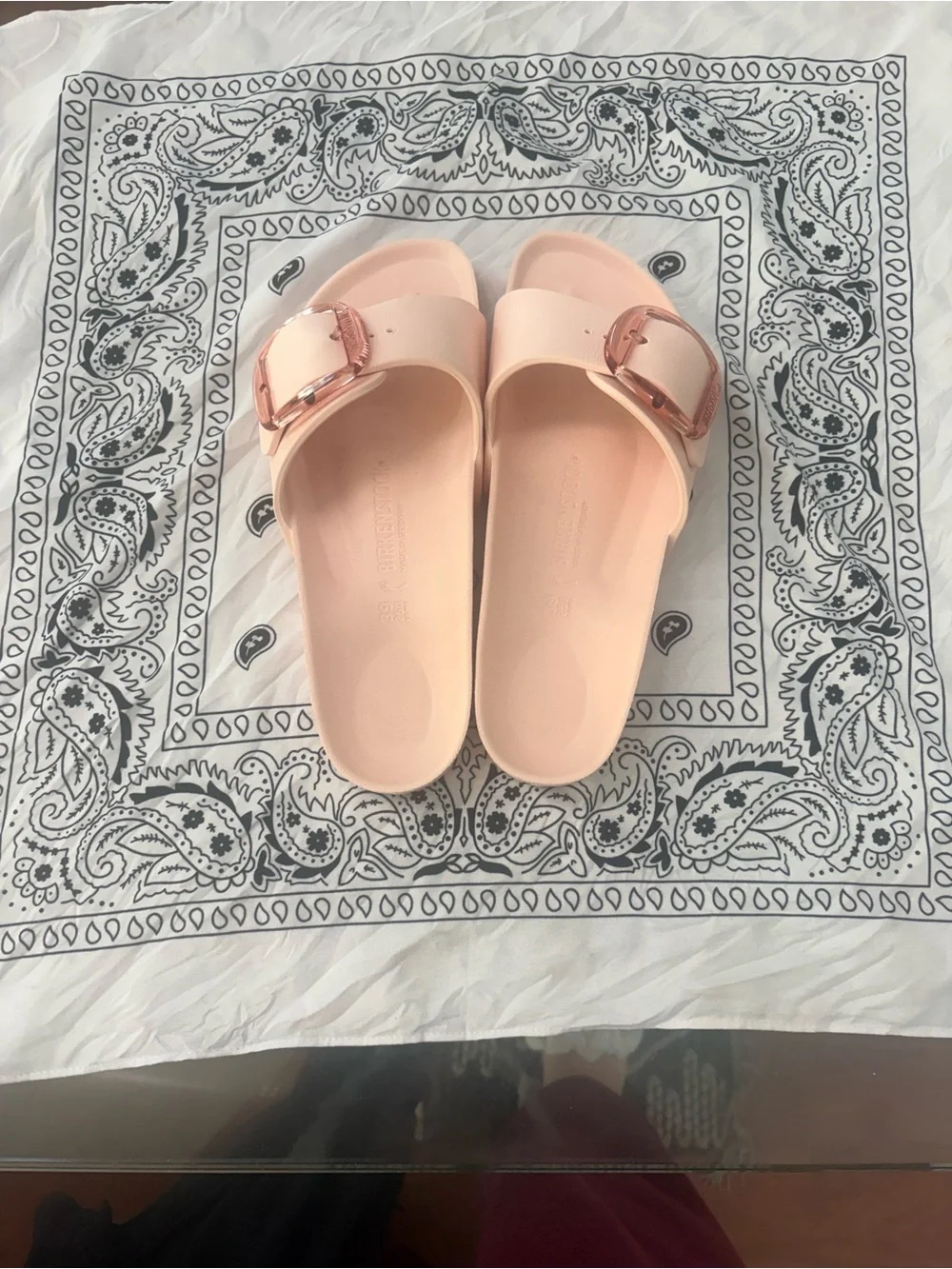 Birkenstock Arizona Big Buckle EVA Sandals Light Rose Pink